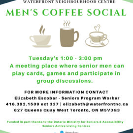 Men's Coffee Social Poster