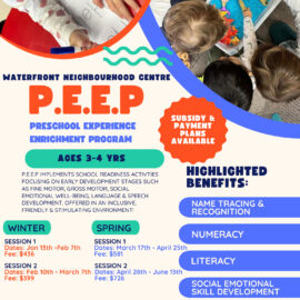 P.E.E.P. Preschool Experience Enrichment Program Poster