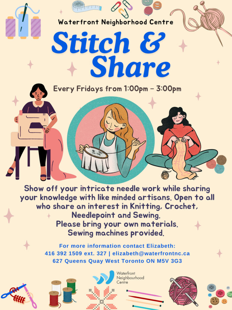 Stitch & Share Poster